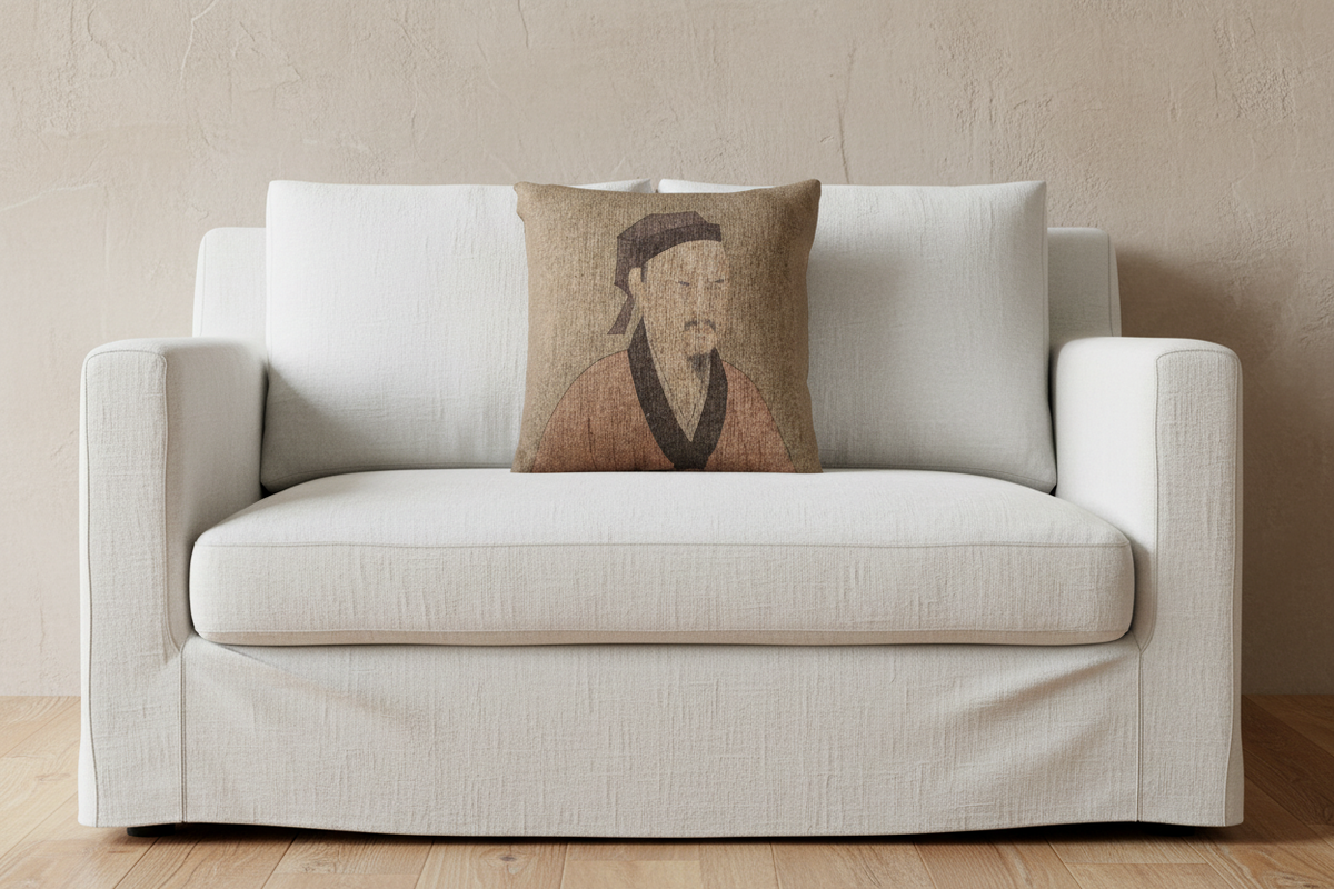 Portrait of a Gentleman (Album Leaf) I Pillow