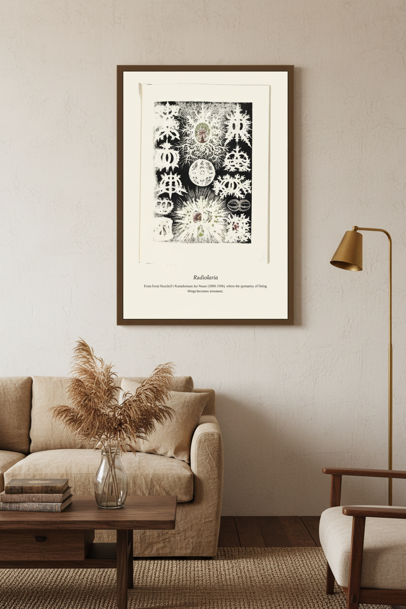 Radiolaria — Antique Art Print