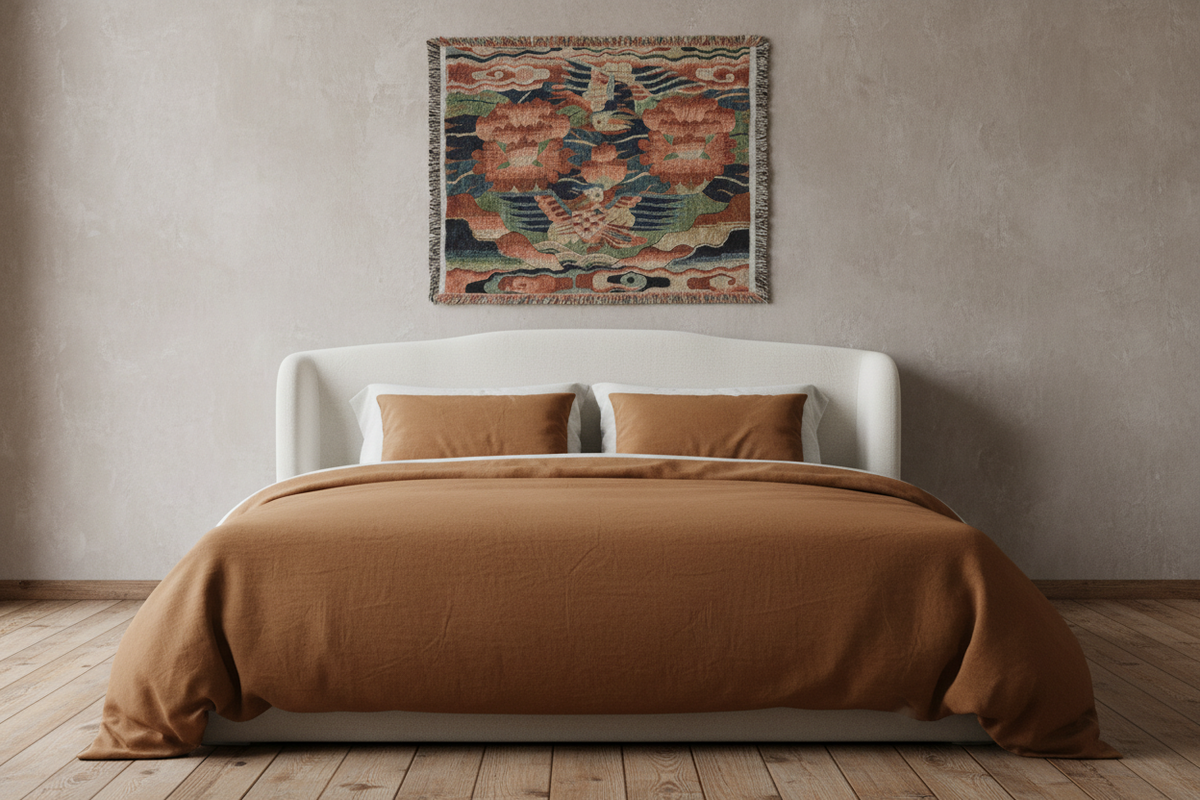 Rank Badge (Buzi) II Tapestry Blanket