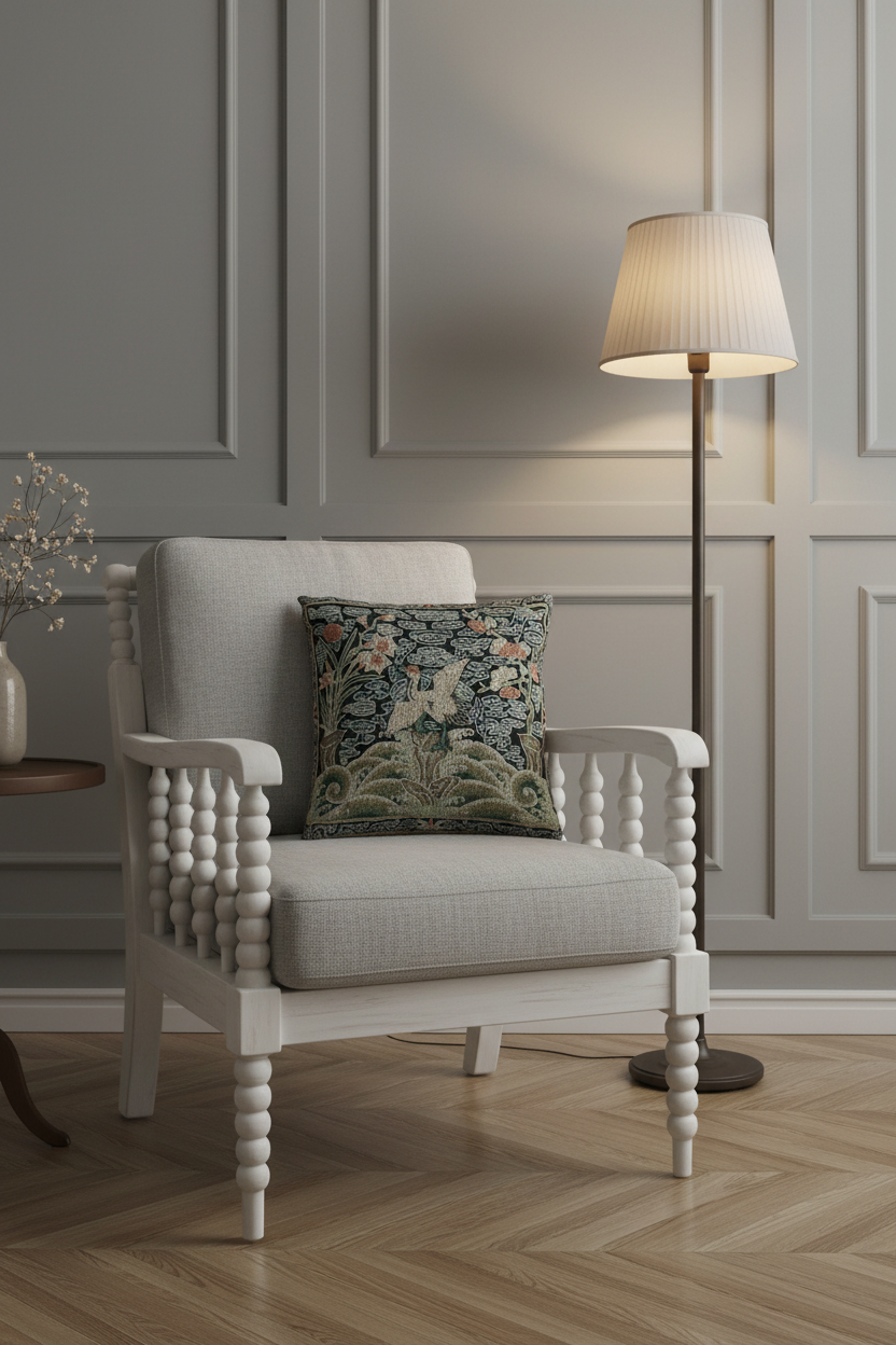 Rank Badge with Crane II Pillow