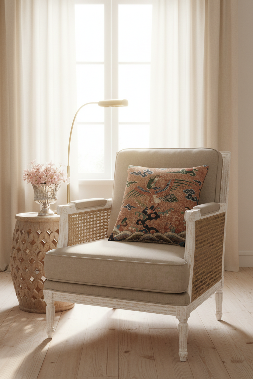 Rank Badge with Mandarin Duck Pillow
