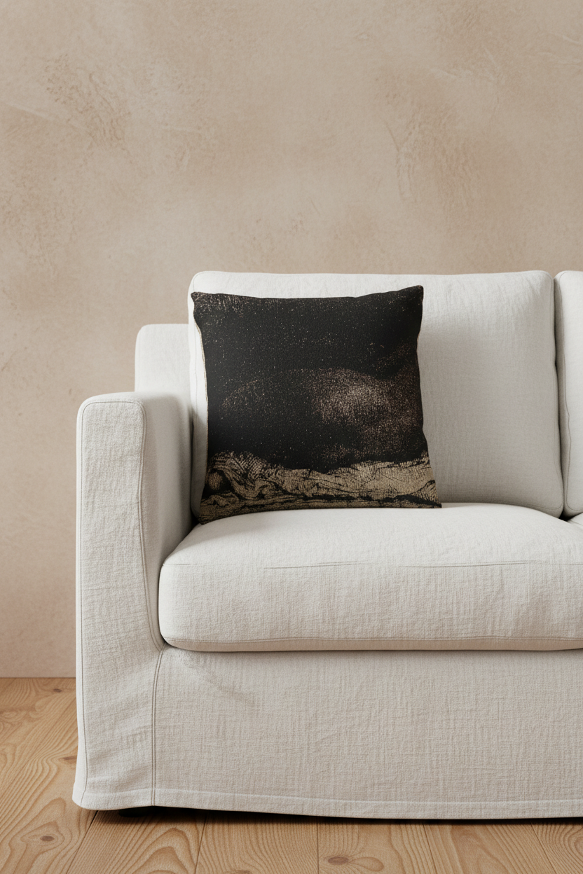 Reclining Female Nude — Rembrandt Pillow