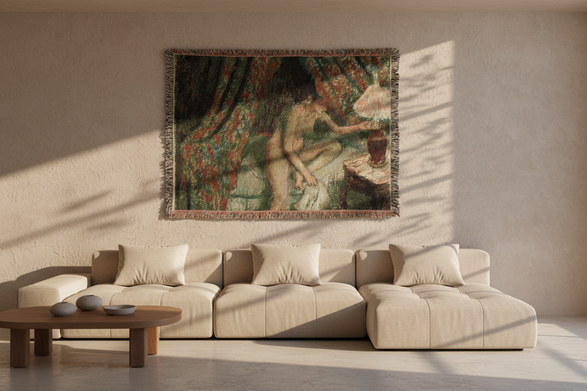 Retiring — Degas Tapestry Blanket