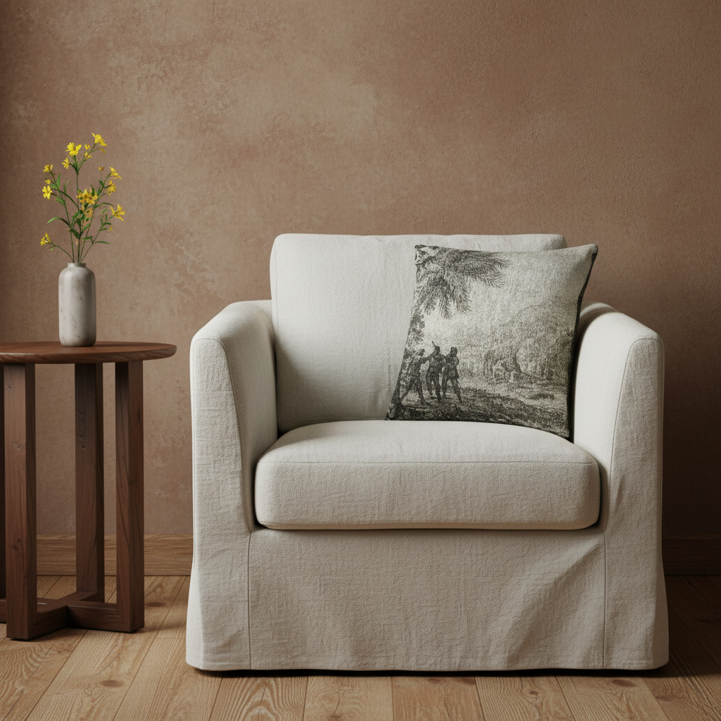 Scene of Brigands — Lorrain Pillow