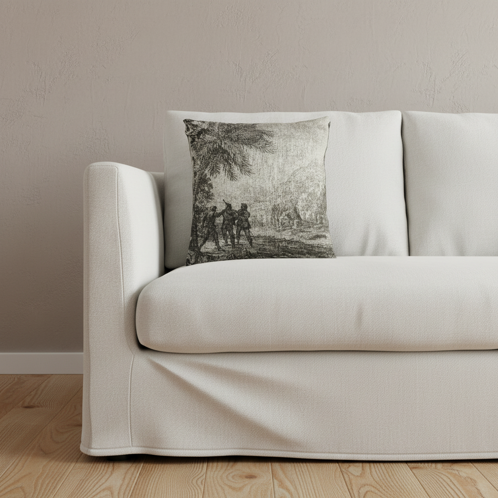 Scene of Brigands — Lorrain Pillow