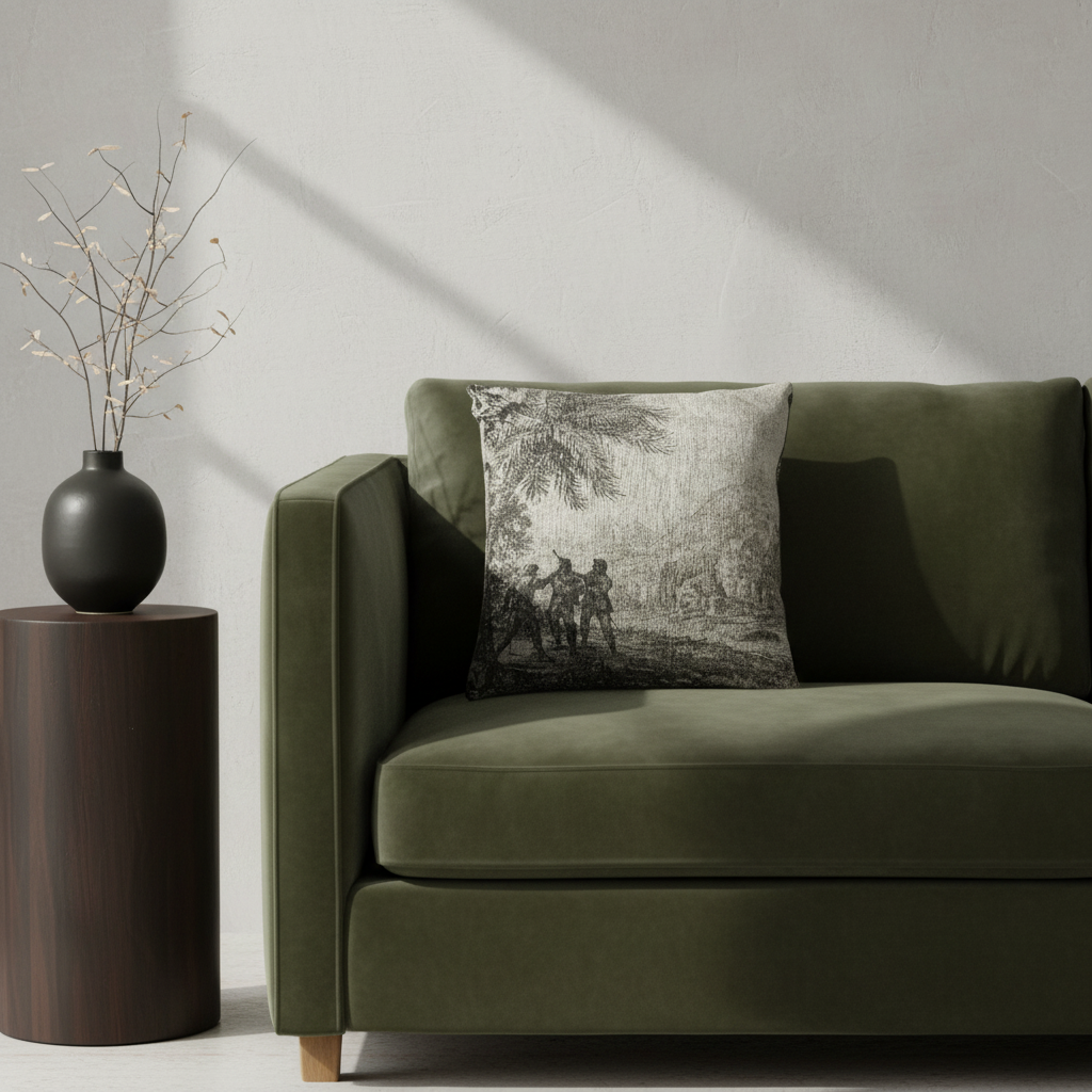Scene of Brigands — Lorrain Pillow