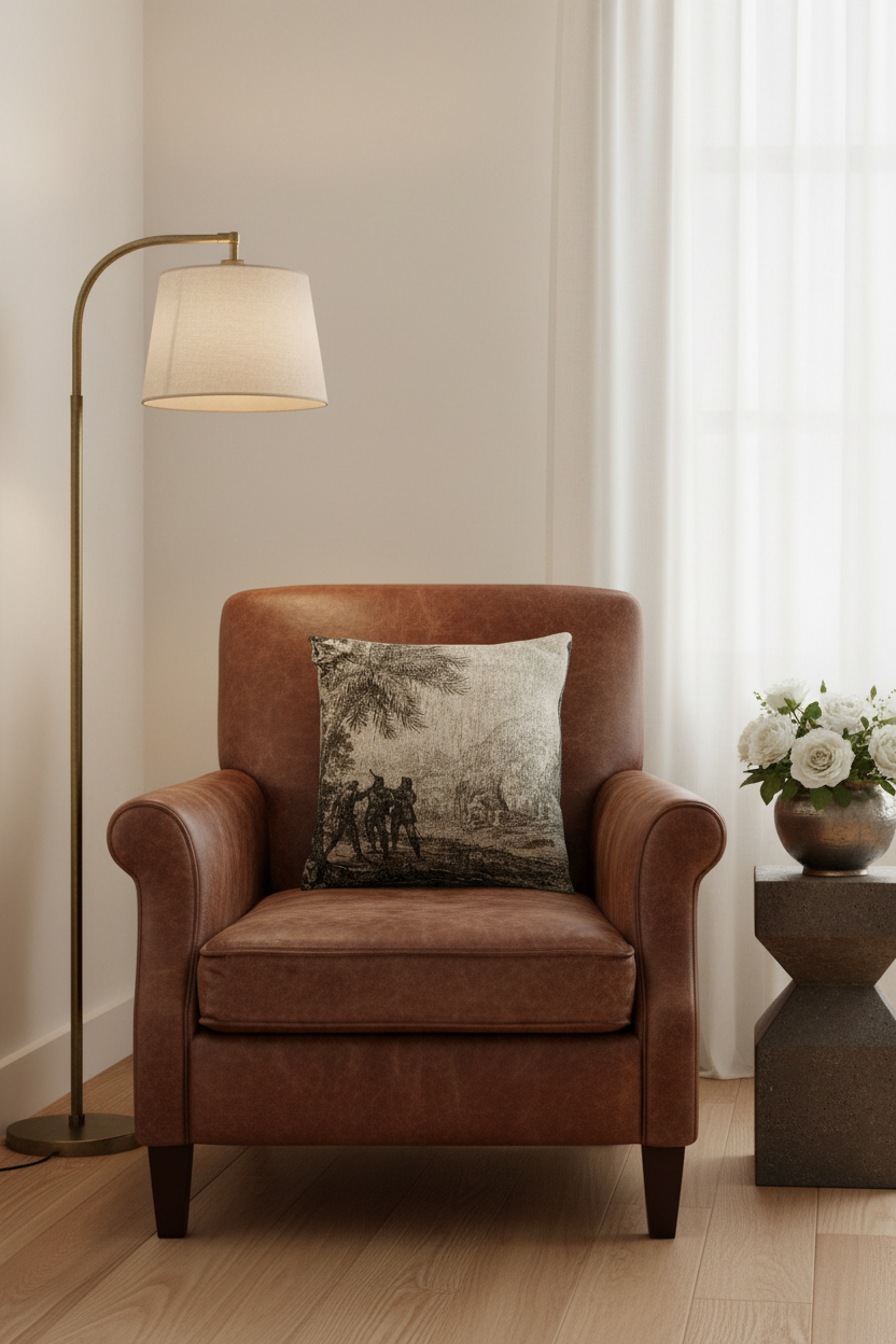 Scene of Brigands — Lorrain Pillow