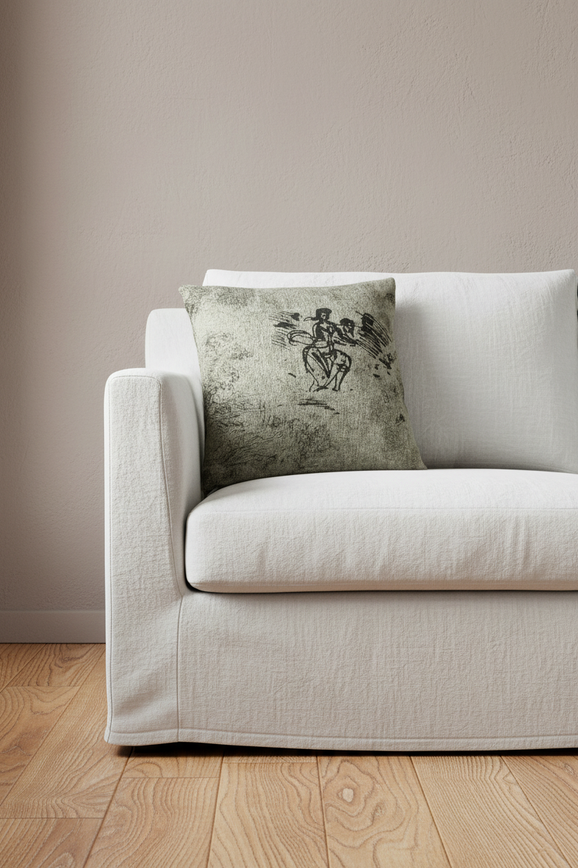 Seated Woman and Other Sketches — Lorrain Pillow