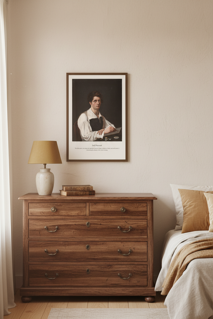 Self Portrait — Antique Portrait Print
