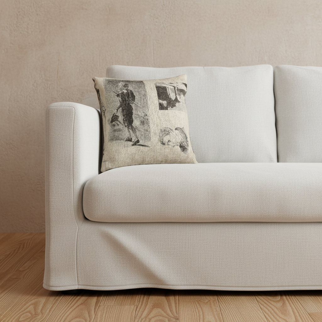 Sheet of Sketches — Delacroix Pillow