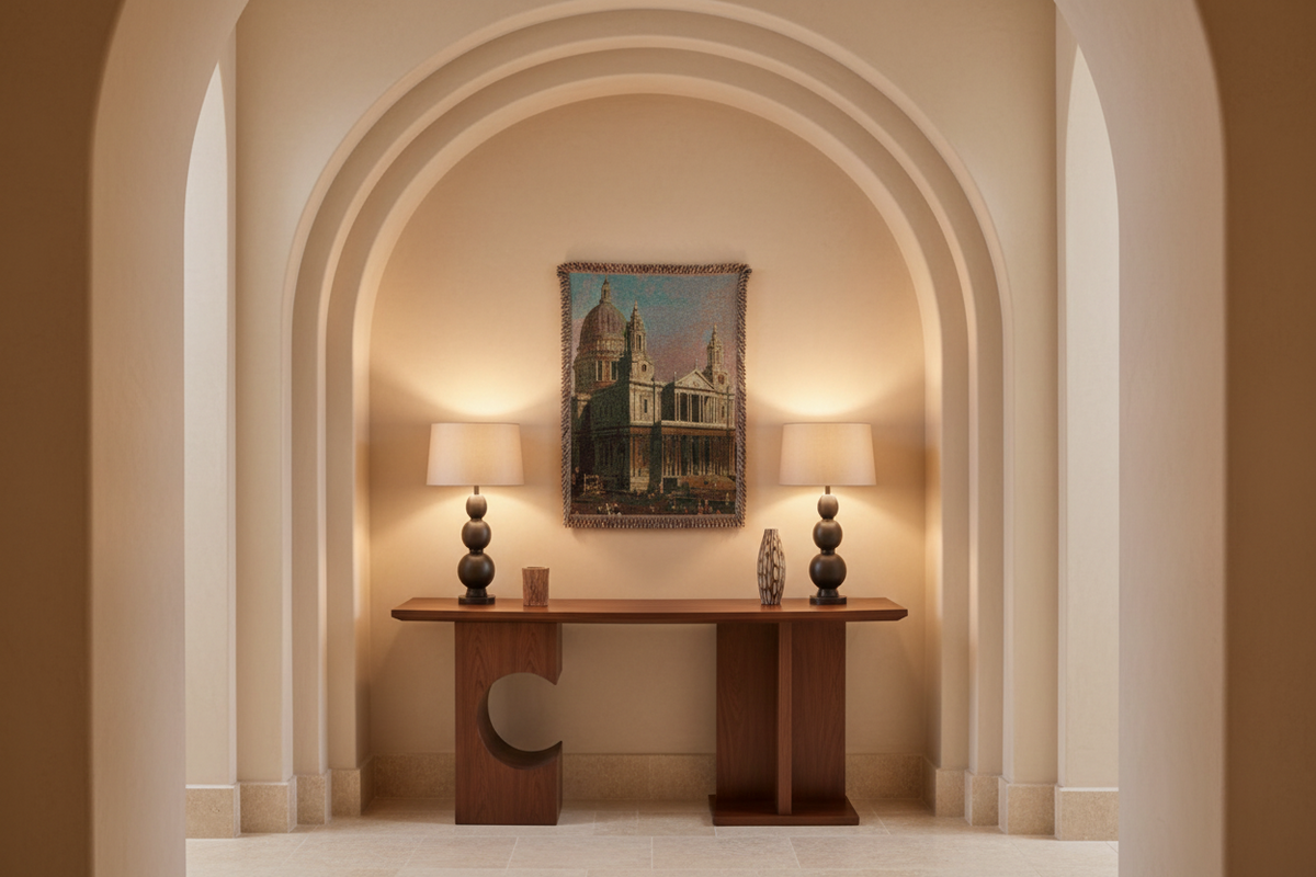 St. Paul's Cathedral — Canaletto Tapestry Blanket