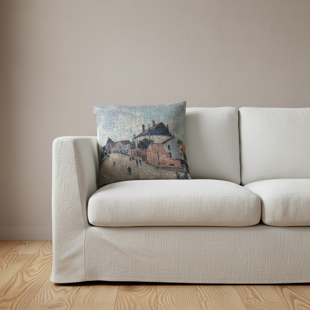 Street in Moret — Sisley Pillow