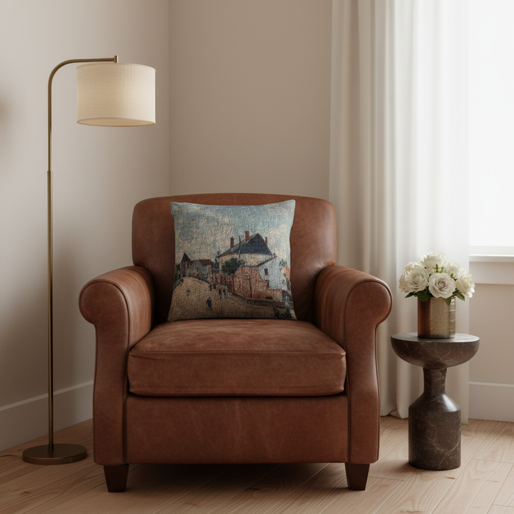 Street in Moret — Sisley Pillow
