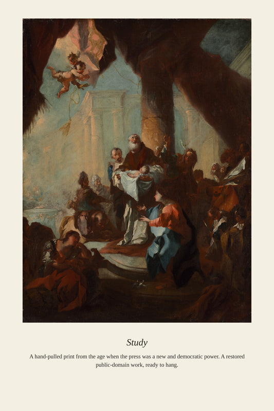 Study - Antique Art Print