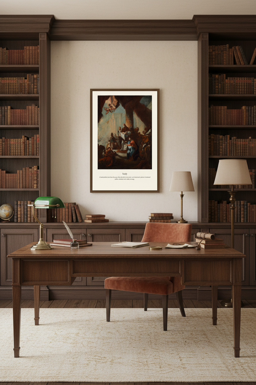 Study — Antique Art Print