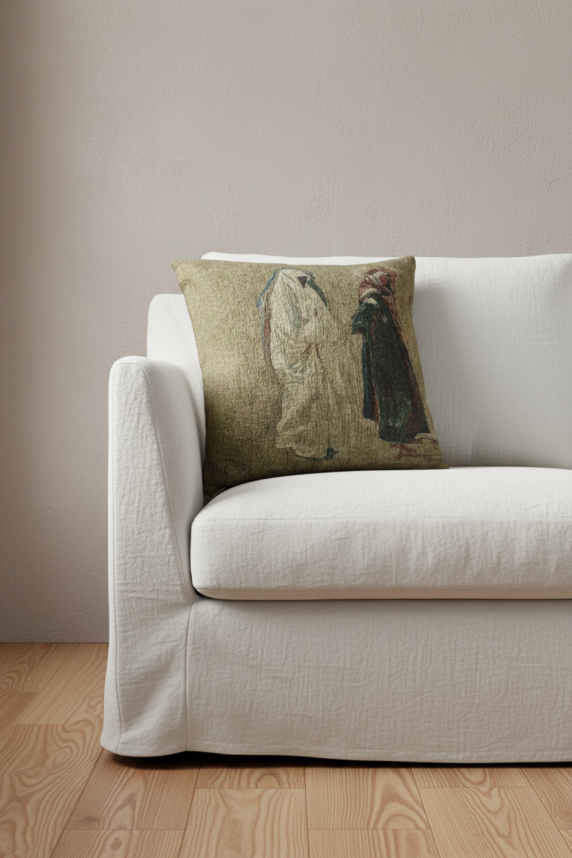 Study of Two Bedouins — Sargent Pillow