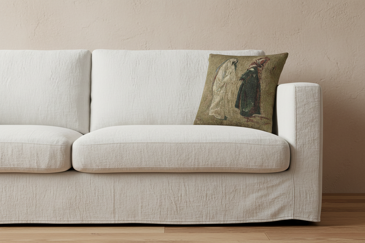 Study of Two Bedouins — Sargent Pillow