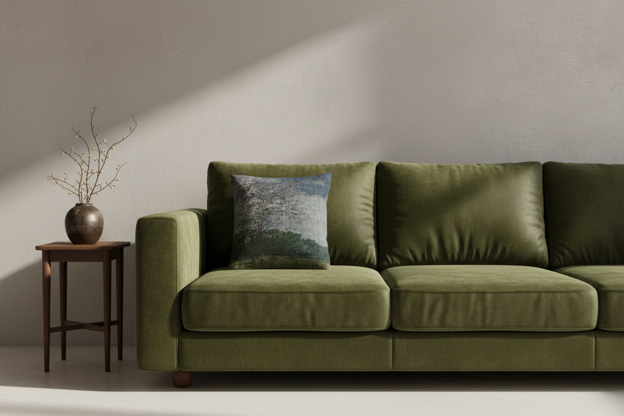 Study of a Tree in Bloom — Turner Pillow