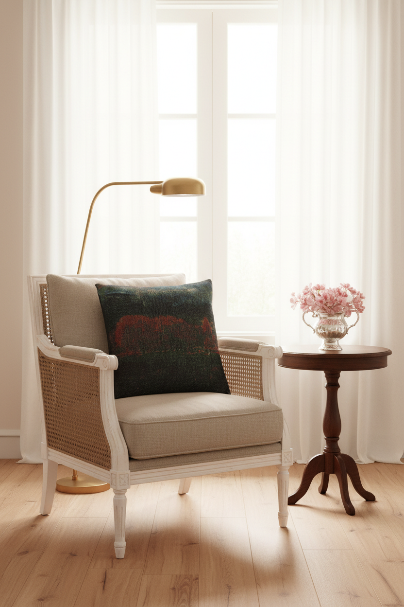 Sunlit Valley — Inness Pillow