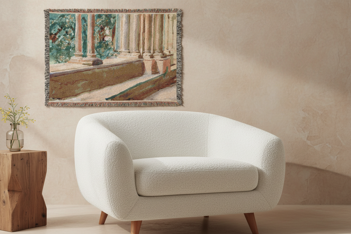 Tarragona Terrace and Garden — Sargent Tapestry Blanket