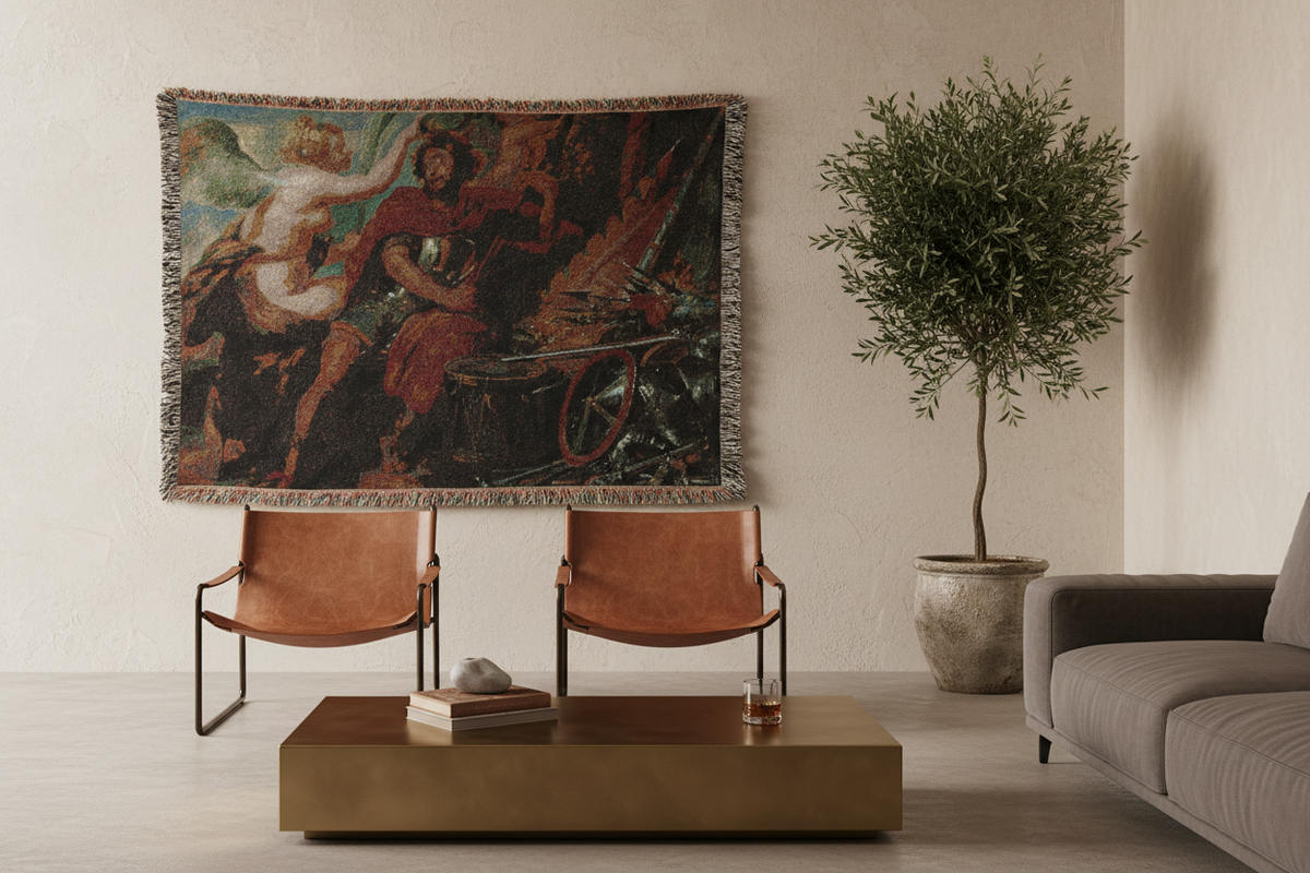 The Apotheosis of the Hero (after Rubens) Tapestry Blanket