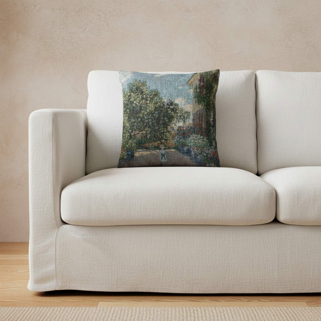 The Artist's House at Argenteuil — Monet Pillow