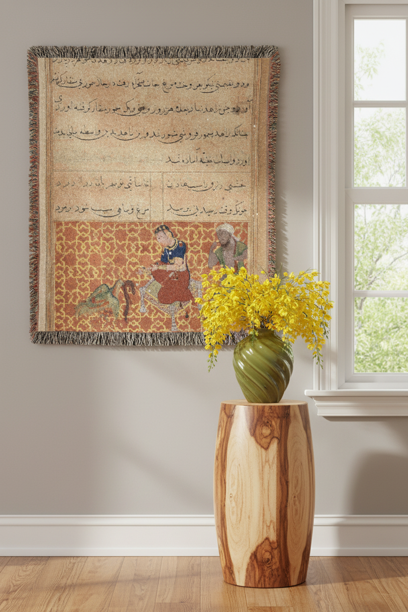 The Bird of Seven Colors Brings a Sable Tapestry Blanket