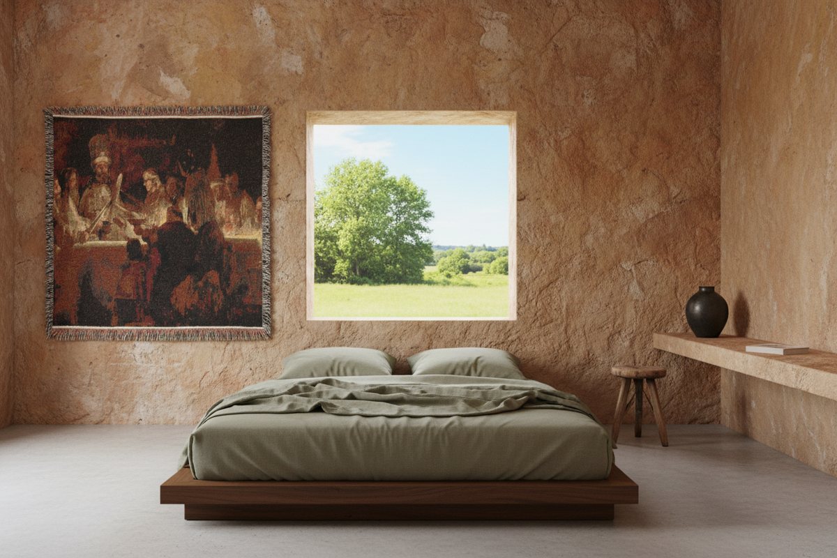 The Conspiracy of Claudius Civilis — Rembrandt Tapestry Blanket