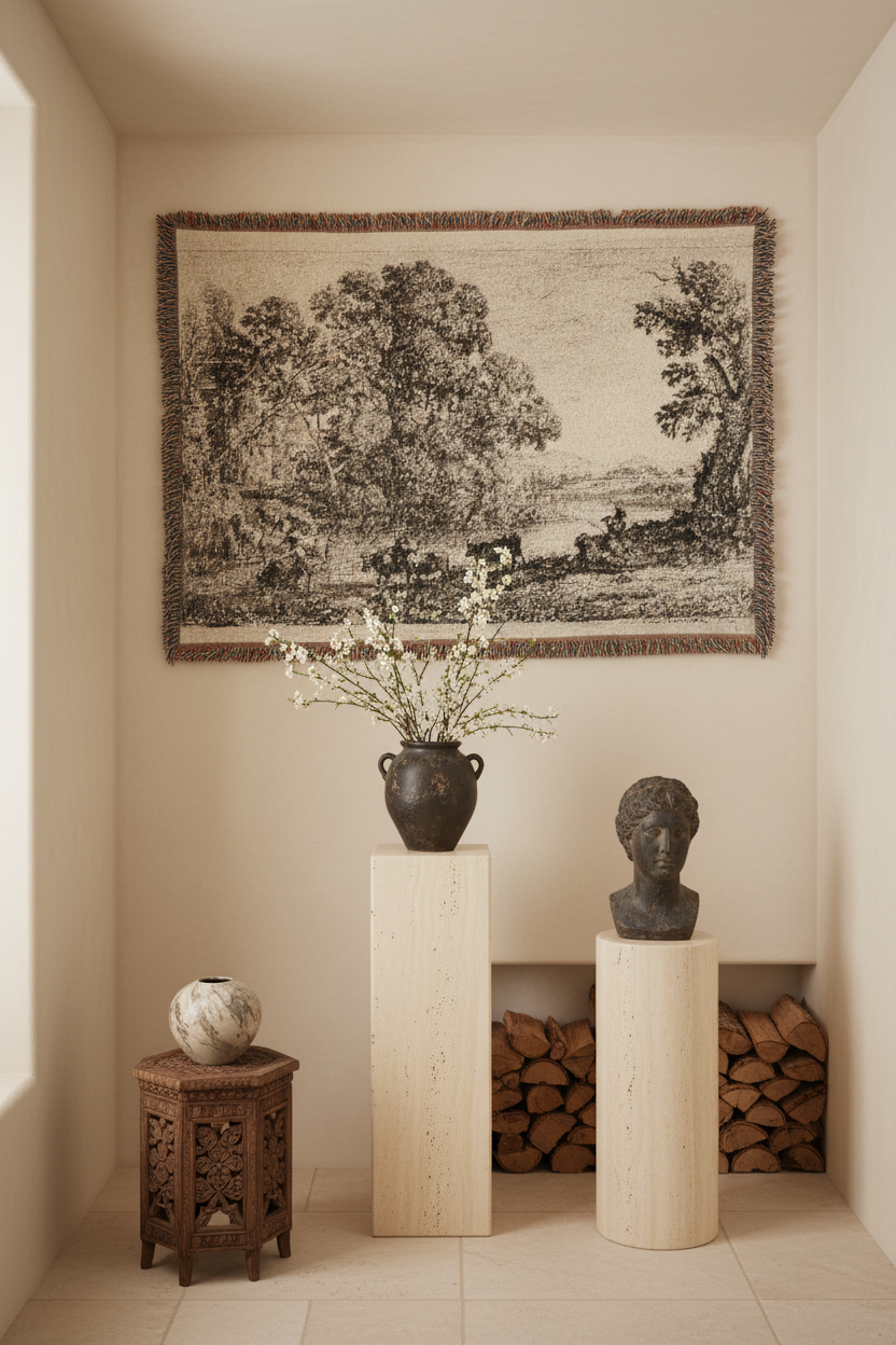 The Cowherd — Lorrain Tapestry Blanket