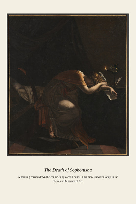 The Death of Sophonisba - Antique Asian Art Print