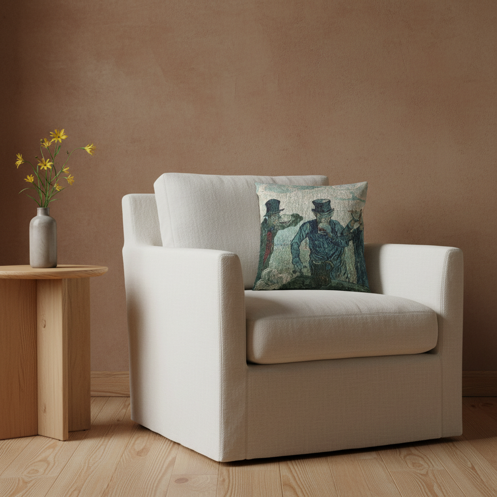 The Drinkers — Van Gogh Pillow