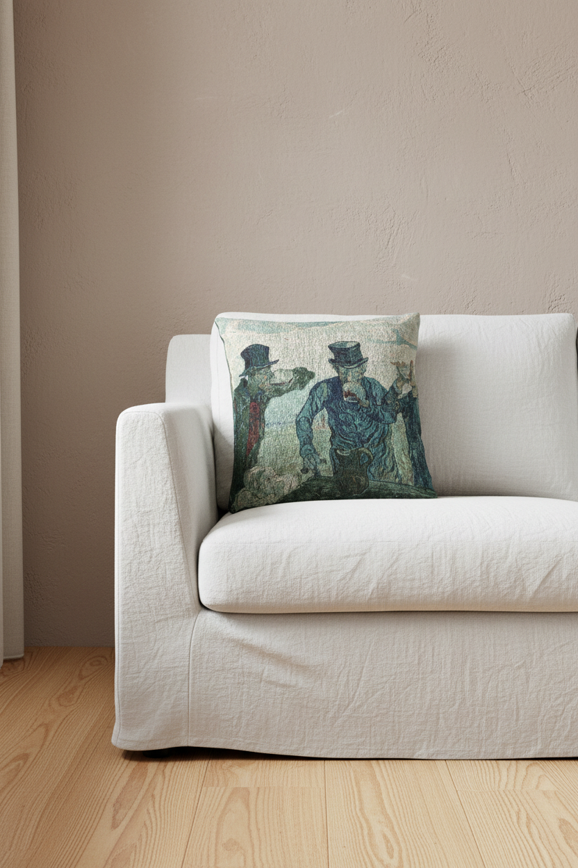 The Drinkers — Van Gogh Pillow