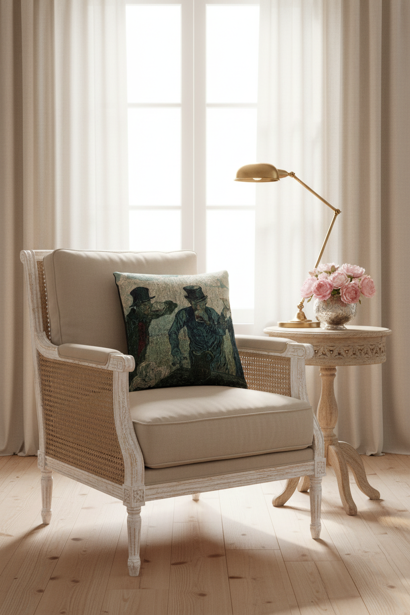 The Drinkers — Van Gogh Pillow