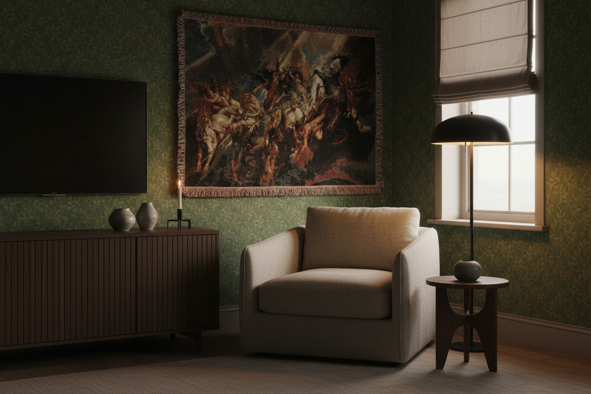 The Fall of Phaeton — Rubens Tapestry Blanket