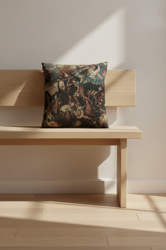 The Fall of the Rebel Angels — Bruegel Pillow
