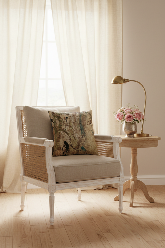 The Five Virtues Rooster Pillow