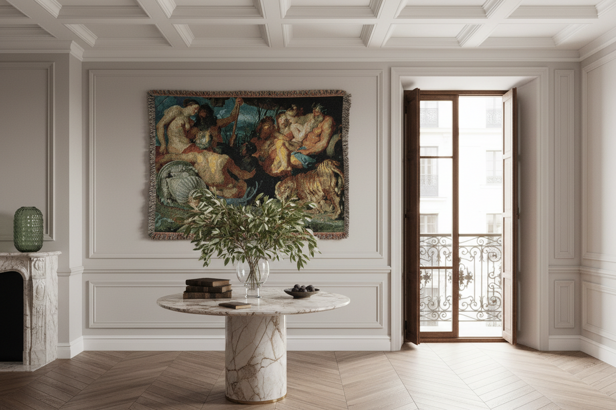 The Four Continents — Rubens Tapestry Blanket