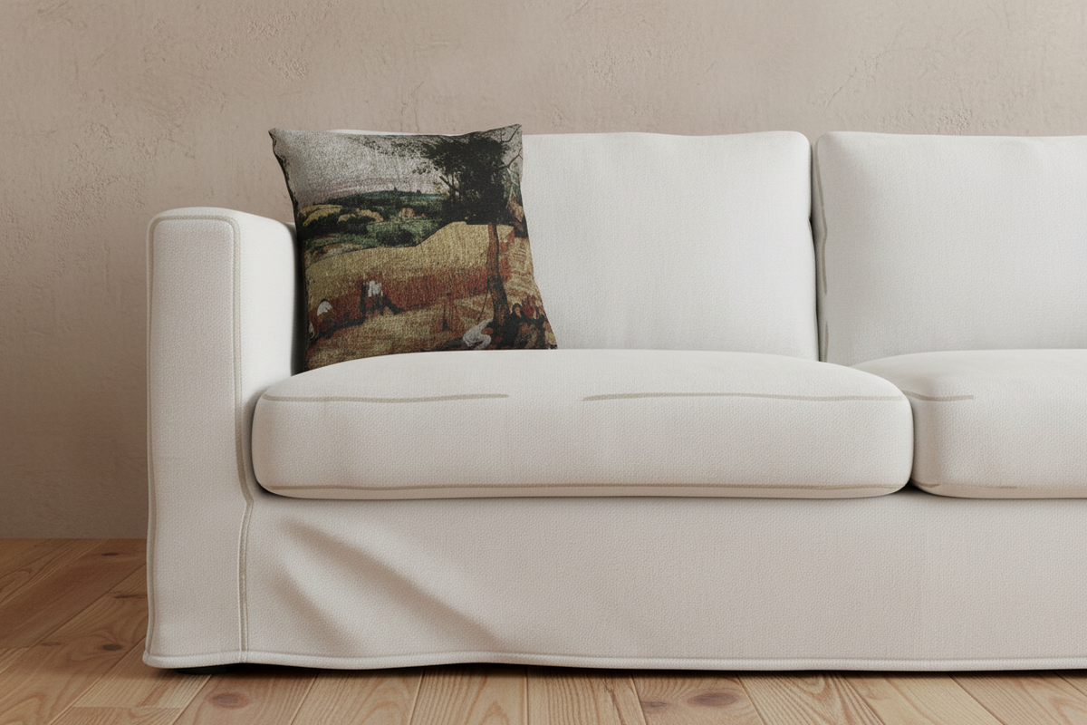 The Harvesters — Bruegel Pillow