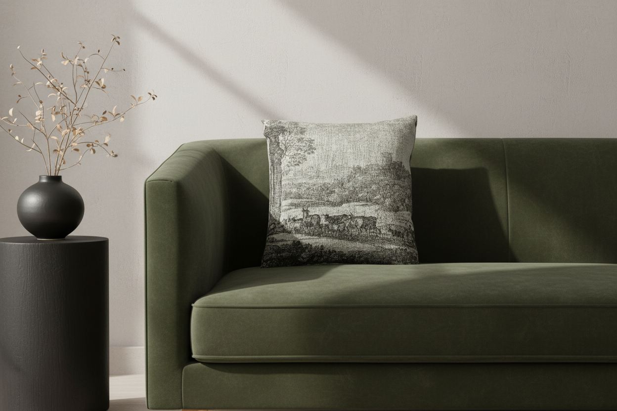 The Herd Returning in Stormy Weather — Lorrain Pillow