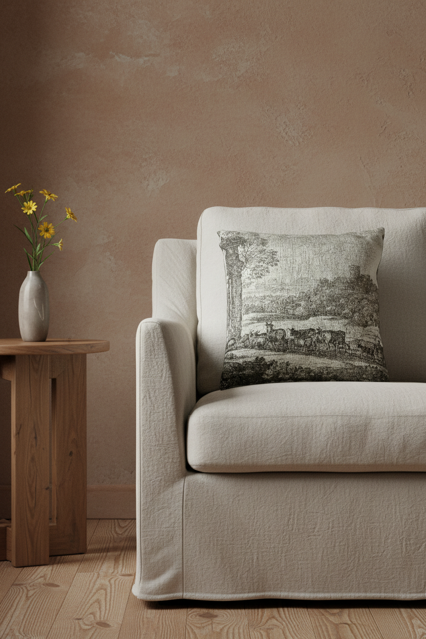 The Herd Returning in Stormy Weather — Lorrain Pillow