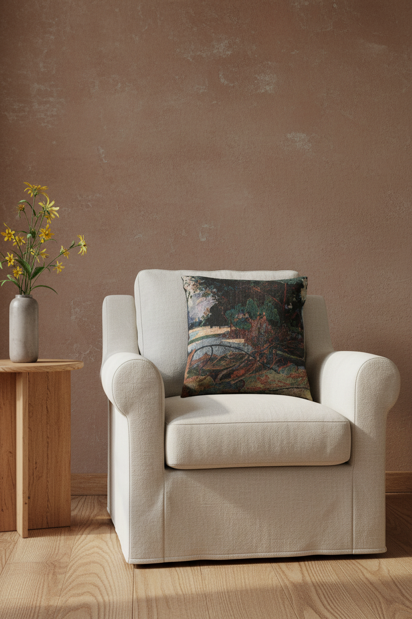 The Hibiscus Tree — Gauguin Pillow