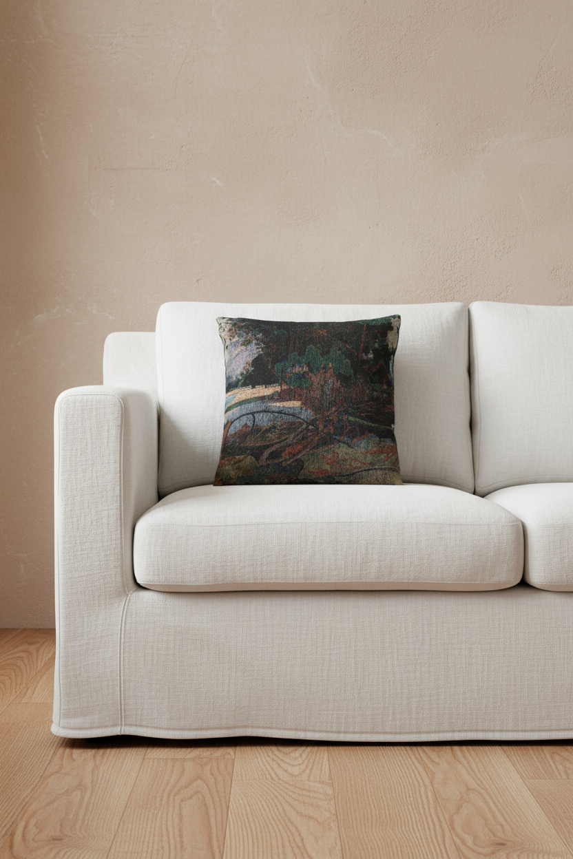 The Hibiscus Tree — Gauguin Pillow