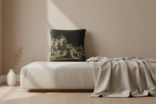 The Hundred Guilder Print — Rembrandt Pillow