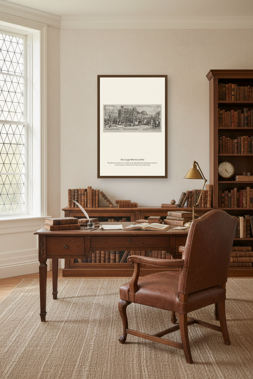 The Large Miseries of War (7) — Antique Historical Print