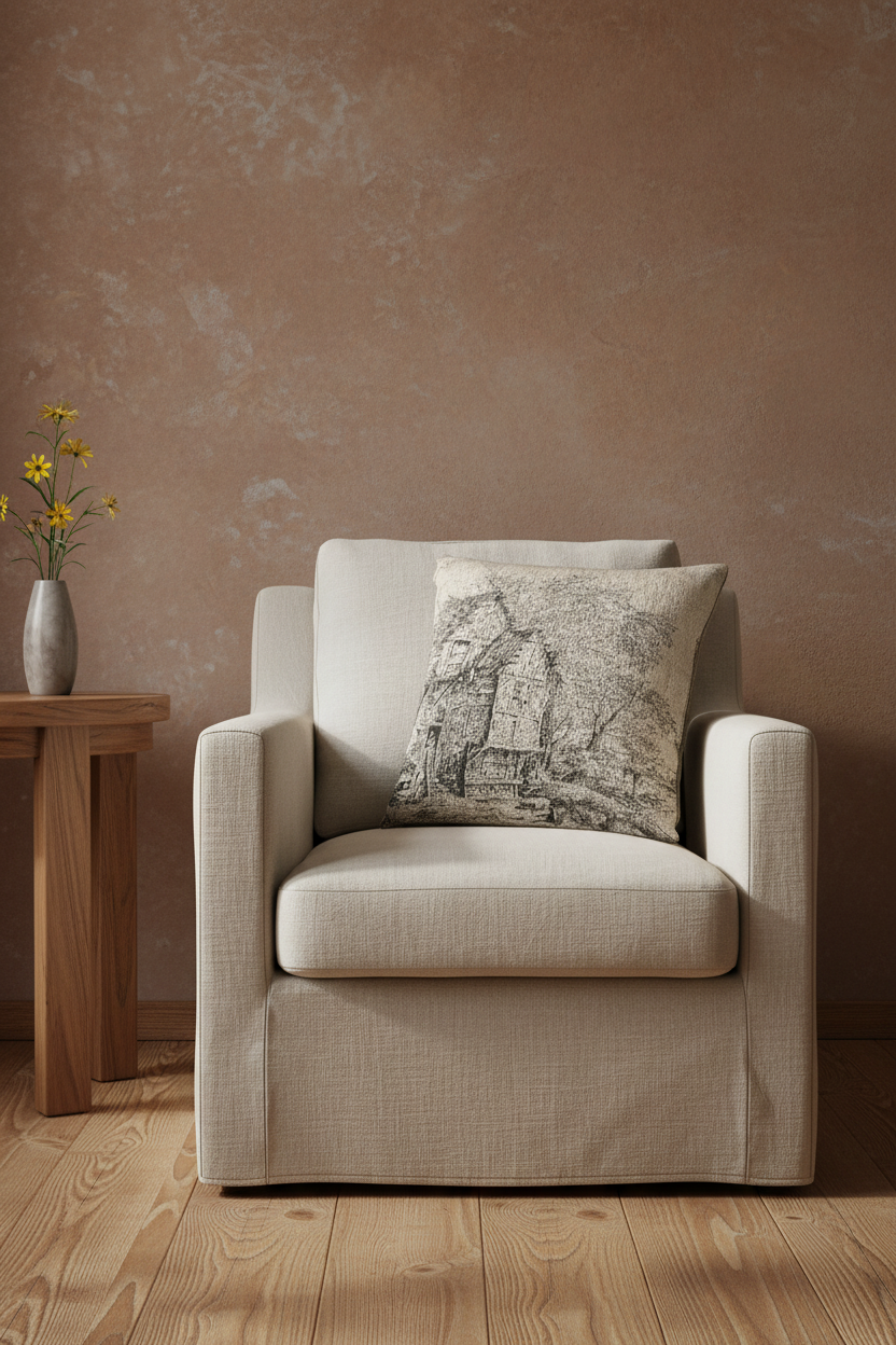 The Little Bridge — Ruisdael Pillow