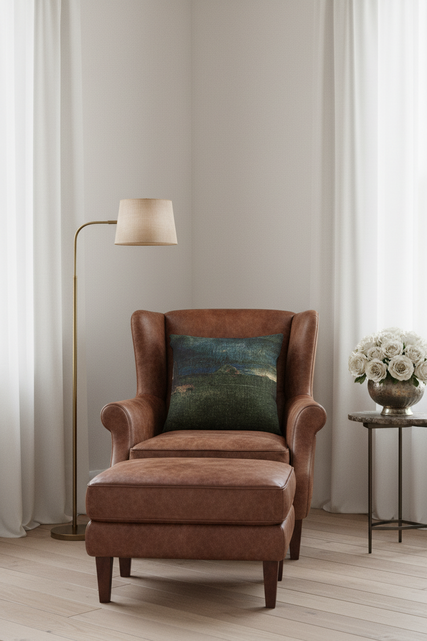 The Lonely Farm, Nantucket — Inness Pillow