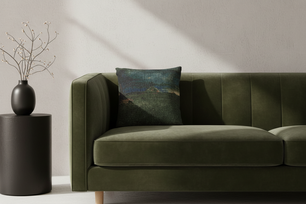 The Lonely Farm, Nantucket — Inness Pillow