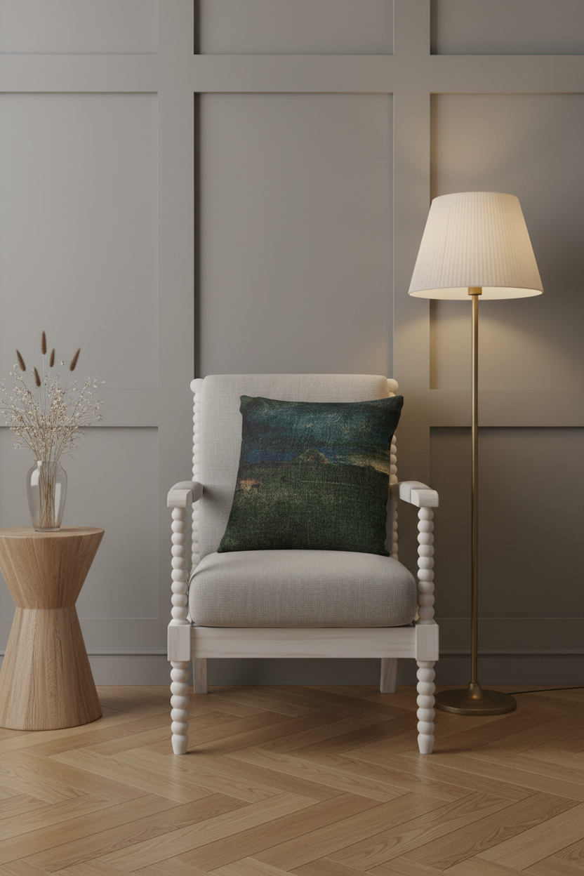 The Lonely Farm, Nantucket — Inness Pillow