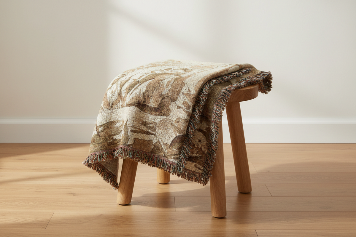 The Meeting of Abraham — Tiepolo Tapestry Blanket