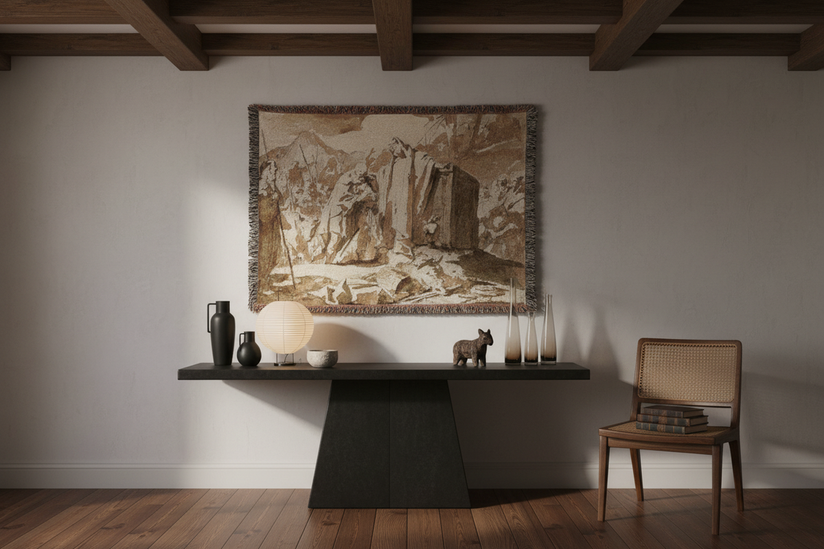 The Meeting of Abraham — Tiepolo Tapestry Blanket